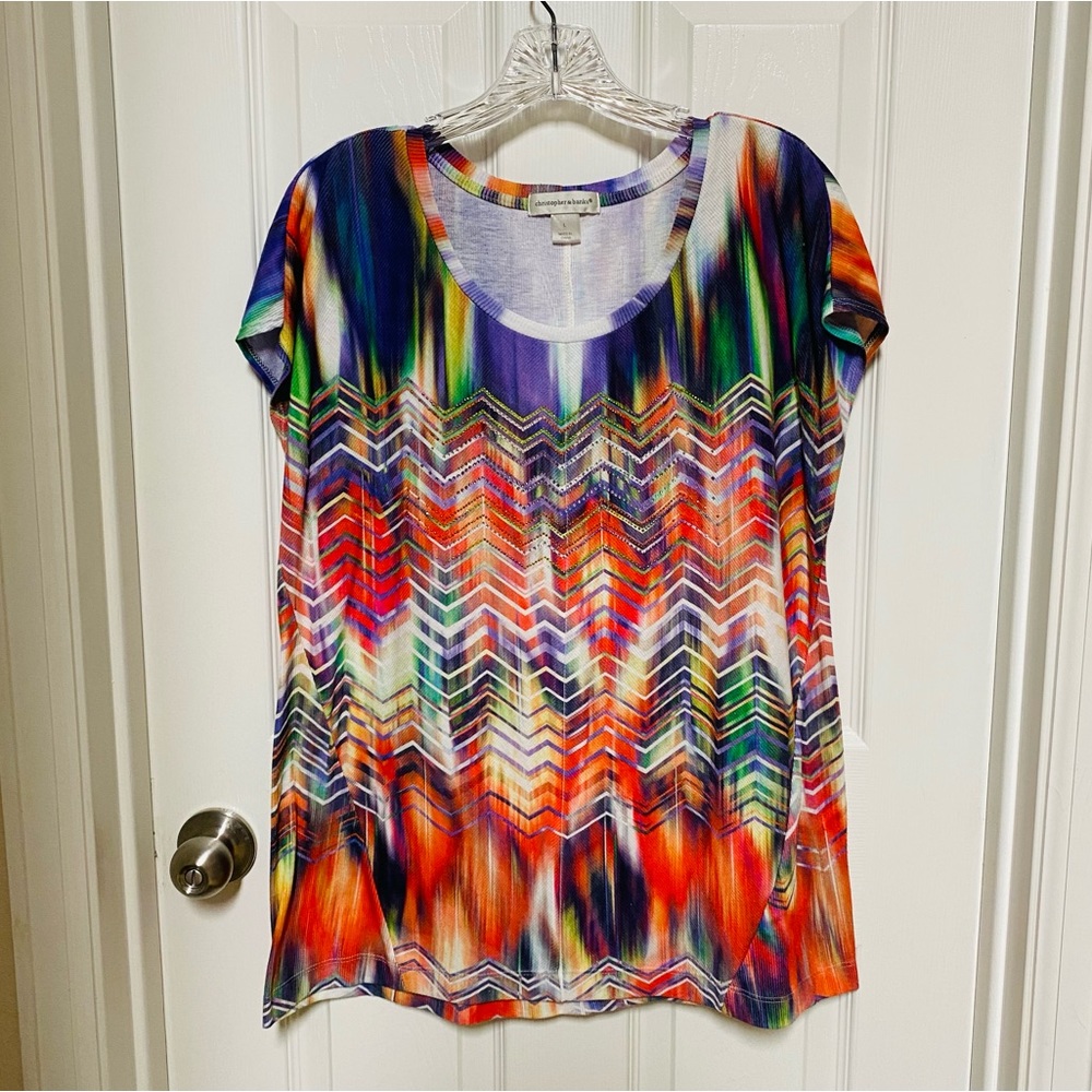 Women’s Short Sleeve Top by Christopher & Banks Size Large